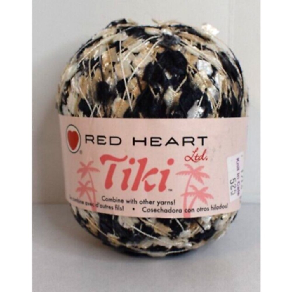 Red Heart Tiki Yarn Color Neutrals #3351 Lot#046 157 Yards 50 G NEW!